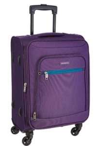 Aristocrat Nile Polyester 66 cms Purple Suitcase (STNILW66PPL)