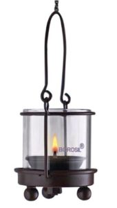 Borosil Hanging Diya Lights (Small, Set of 2)