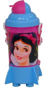 Disney Snow White Plastic Sipper Bottle, 350ml