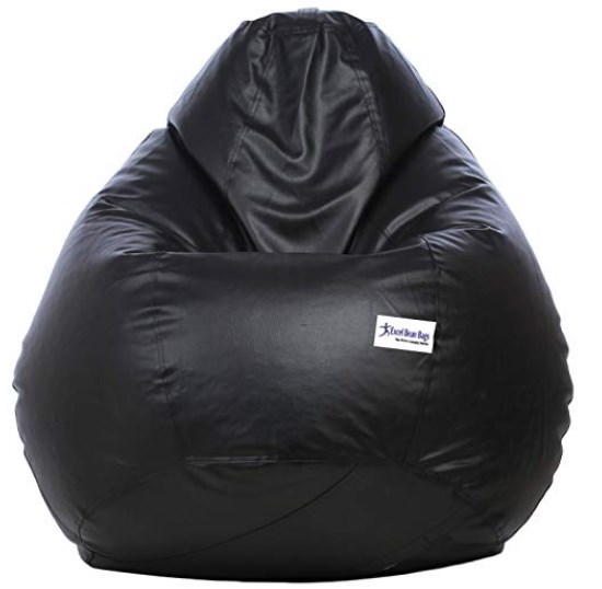 Excel Classic Bean Bag Cover without beans - XXXL Size - Black