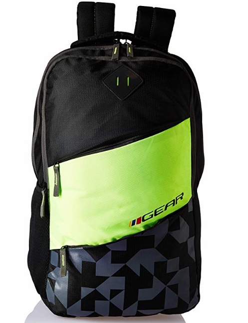 Gear 26 Ltrs Black Laptop Backpack (LBPECOPL30103)