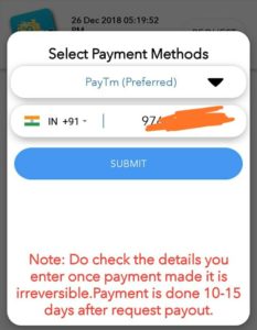 Google Play Store Free Credits to paytm