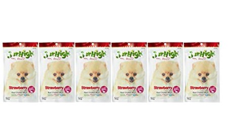 JerHigh Strawberry Dog Treats, 70 g (Pack of 6) 
