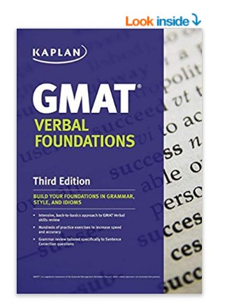 Kaplan GMAT Verbal Foundations