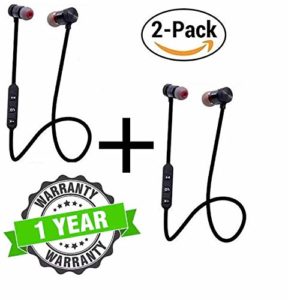 Kingsford Pack of Two Magnetic Bluetooth Attractive Headphone