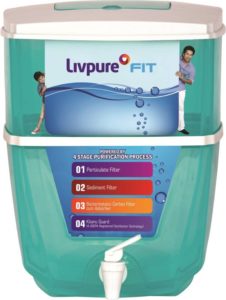 Livpure LIVPURE FIT 17 L Gravity Based Water Purifier (Sea Green)