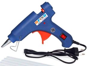 Ofixo 20W 10 Glue Sticks Hot Melt Glue Gun Kit (Blue)