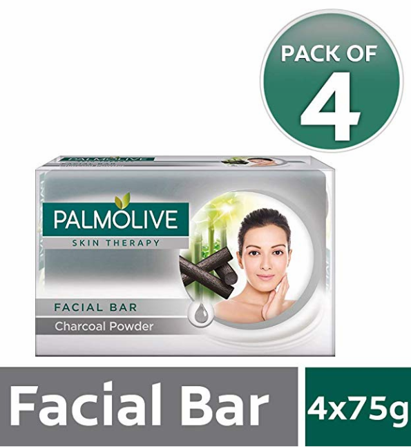 Palmolive Skin Therapy Bar with Charcoal Powder – 75 gm (Pack of 4)