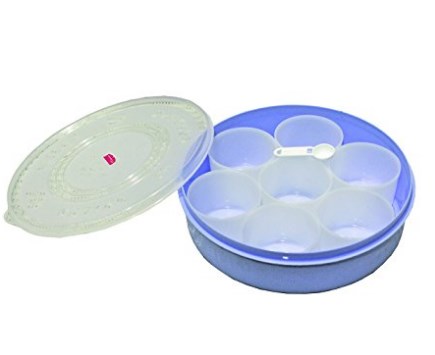Princeware New Spice Container, 8 Pieces, Blue at rs.101