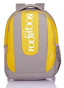 Skybags Vein Plus 24 Ltrs Grey and Yellow Laptop Backpack (LPBPVNPEGYW)