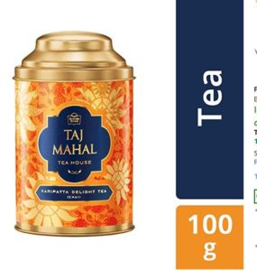 Taj Mahal Karipatta Tea Handcrafted Masala Chai Blend, 100g