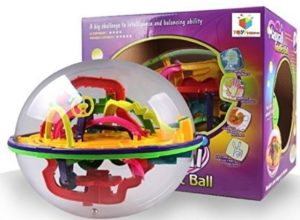 Toys Bhoomi 208 Steps 3D Magic Intellect Maze Ball Educational Learning Puzzle Game (Multicolour)