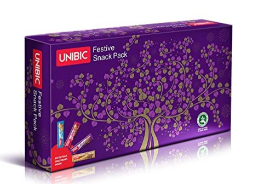 Unibic Festive Snack Bar, 40g (Pack of 6)