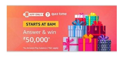 amazon quiz 50000 answer