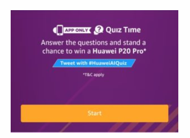 amazon quiz mate20 pro