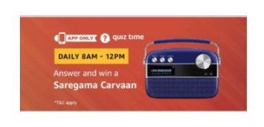 saregama carvaan amazon quiz