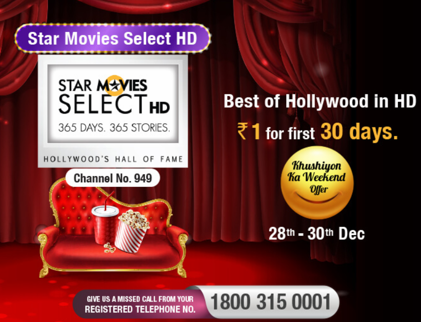 star movies select hd videocon d2h