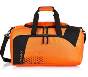Amazon Brand - Solimo Explorer Duffle Bag (36 litres, Brick Orange & Coal Black)