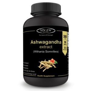 Amazon - Sinew Nutrition Ashwagandha General Wellness Tablets 500mg (90 No.) At Rs.139