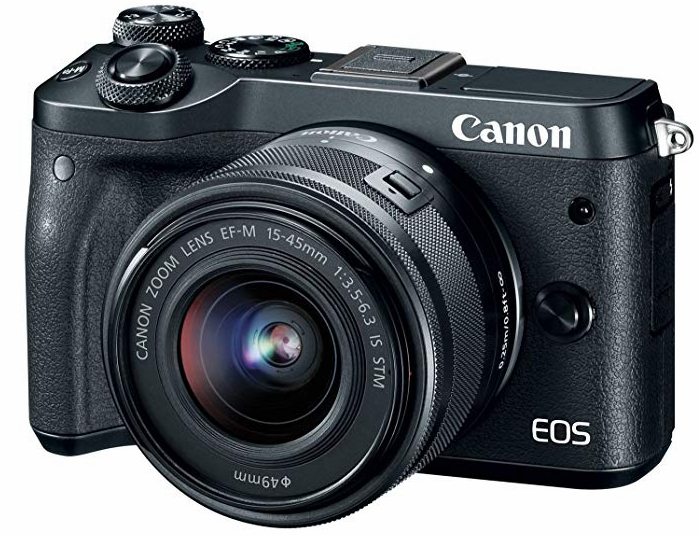Canon EOS M6 24.2 MP DSLR (Black)