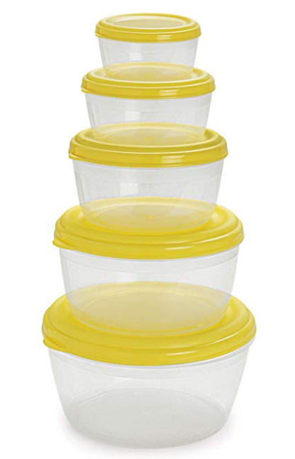 Cello Fabby Container Set, Set of 5, Pearl