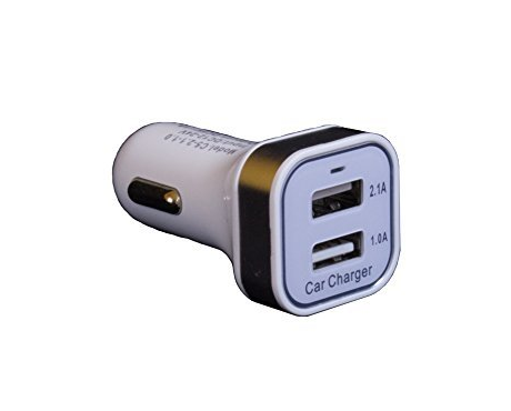 Dual USB Car Charger for all Smartphones (3.1A Output)