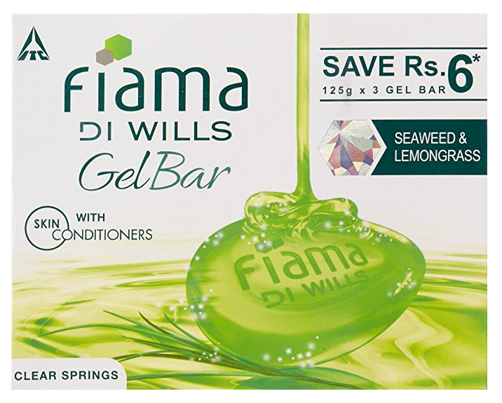 Fiama Di Wills Lemongrass & Jojoba Gel Bar, 125g (Pack Of 3)