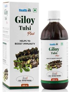 HealthVit Giloy Tulsi Juice - 500 ml