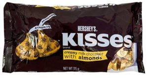 Hershey's Extra Creamy Kisses with Almonds, 315g