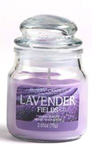 Hosley® Lavender Fields Highly Fragranced, 2.65 Oz Wax, Jar Candle
