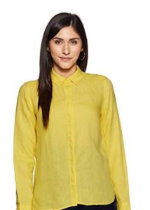Marks & Spencer Women's Plain Regular Fit Shirt