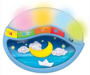 Mitashi Skykids Lullaby Moon Night Light  (Multicolor)