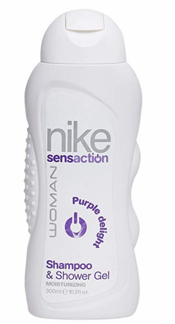 Nike Sensaction Delight Woman Shampoo and Shower Gel, 300ml (Purple) 