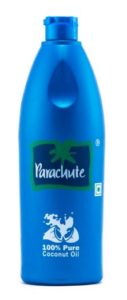 Parachute Coconut Oil Bottle, 600ml