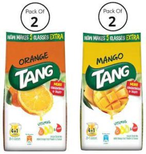 Paytm- TANG Instant Drink Mix Combo Pack (2X500 gm TANG Orange 2X500 gm TANG Mango) at Rs 199