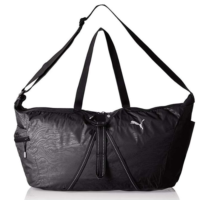 Puma Polyester 47 cms Puma Black Reflective Silver Travel Duffle (7470201)
