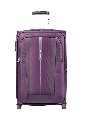 Safari Revv Polyester 51 Liters Purple Softsided Carry-On (Revv-55-Purple-2wh)