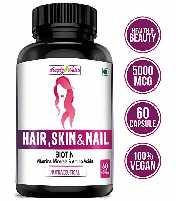 Simply Nutra Biotin 5,000 MCG