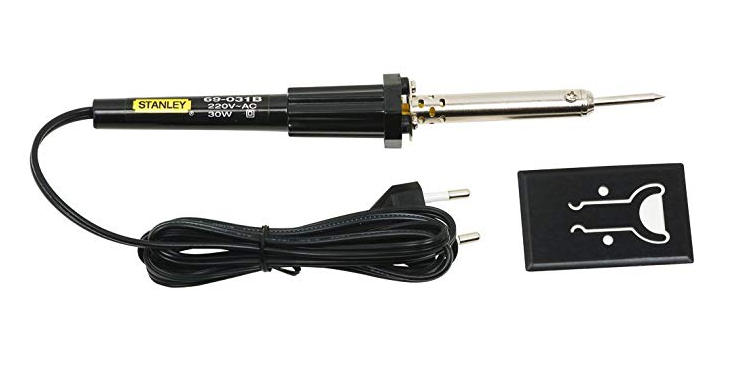 Stanley 69-031B Round 30-Watt Corded Soldering Iron (Black and Chrome)