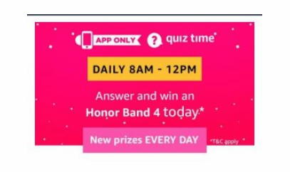 honorband 4 amazon quiz