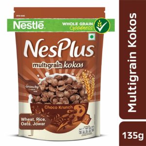 Nestle NesPlus Breakfast Cereal, Multigrain Kokos - Choco Krunch, 135g