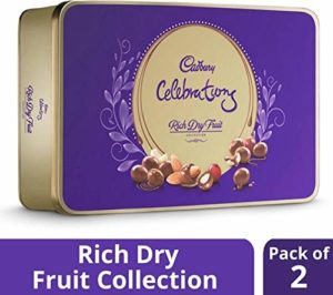 Amazon- Cadbury Celebrations Rich Dry Fruit Chocolate Gift Box, 177g (Pack of 2) at rs 500