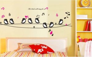 Aquire PVC Vinyl Big Wall Stickers For Flat Rs.99