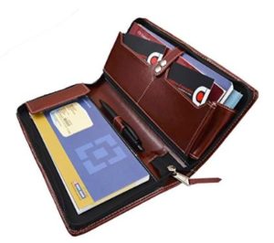 COI Expendable Leatherite Cheque Book Holder