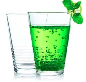 Cello Lucca Glass Tumbler Set, 260 ml, Set of 2, Transparent