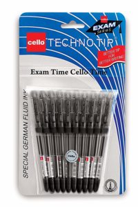 Cello Technotip Ball Pen Set - Pack of 10 (Black) 