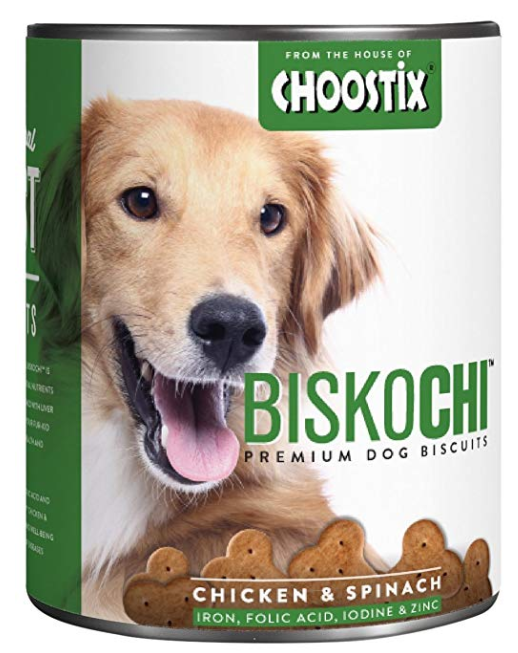 Choostix Biskochi, Chicken and Spinach, 450 g 