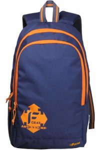 F Gear Castle NBO 24 Ltrs Orange Polyester Casual laptop Backpack (2181)