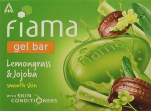 Fiama Gel Bar, Lemongrass and Jojoba, 125g (Pack of 3)