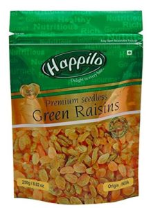 Happilo Premium Seedless Raisins, 250g (Pack of 2)